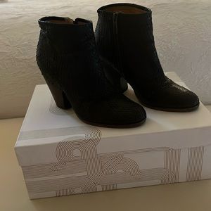 Brown booties size 6